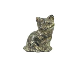 Ukiran Kucing Kristal Alami yang Indah dari Obsidian Merah, Lepidolit, dan Pirit, Ukiran Tangan untuk Hadiah dan Dekorasi - Product Image 5