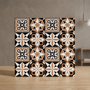 Carrelage imprimé de style marocain 300x300mm décor extérieur intérieur émaillé 3D fait à la main - Product Image 5
