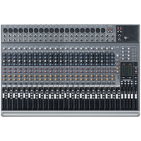 Console de mixage audio USB 24 canaux avec fonction Bluetooth, 4 groupes, 4 retours stéréo, alimentation fantôme 48V