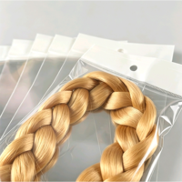 Sachets OPP à tirette avec trou de suspension, taille personnalisée, transparents et refermables, pour emballage de perruques et extensions capillaires – Vente en gros directe usine
