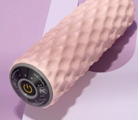 Rodillo de Espuma Eléctrico para Relajación Muscular, Diseño de Espina de Pescado, Columna de Yoga, Palo de Masaje, Equipo de Ejercicio y Fitness con Vibración