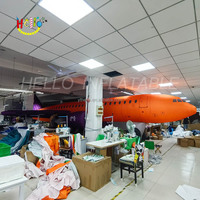 Modèle d'avion gonflable sur mesure d'événement extérieur pour annoncer le grand avion gonflable d'avion
