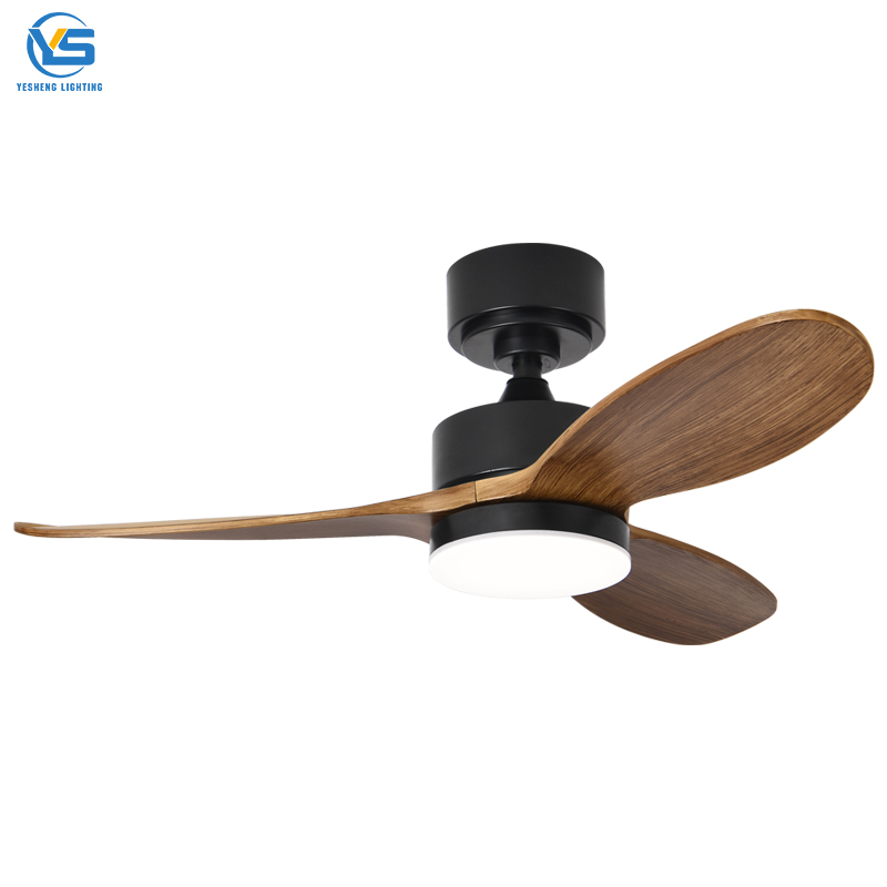 Factory Prices Ceiling Fan with Light ABS 3 Blade 42 Inch Frequency Conversion Led Ceiling Fan With Light With Remote Control