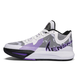 Mens <strong>Basketball</strong> <strong>Shoes</strong> Breathable Mesh Upper Anti Slip Rubber Sole Lightweight Trendy Fashion Sports Sneakers - Product Image 2