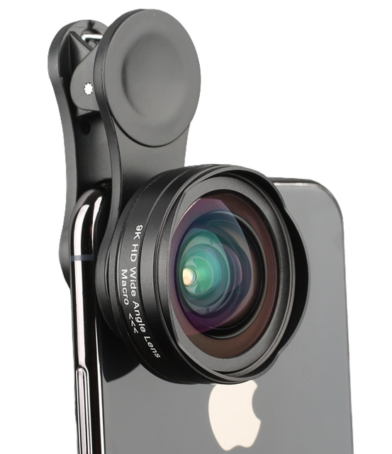 Hot Sale 3 in 1 Universal Macro Wide Angle Fish Eye Mobile Camera Lens with MF Focus Multi-Brand Compatible