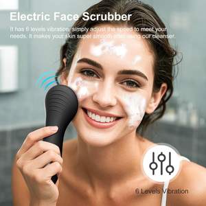 2025 recién llegado dispositivo para el cuidado de la piel impermeable suave silicona cepillo de lavado de cara masajeador Facial cepillo de limpieza eléctrico - Product Image 2