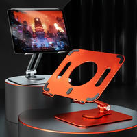 Support magnétique étanche et flexible pour tablette iPad, en alliage d'aluminium, réglable en hauteur, pliable, pour lit et bureau, support de téléphone portable robuste