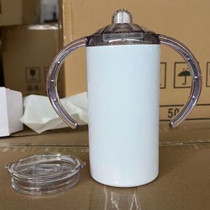Gobelet isotherme pour enfants à sublimation, 12 oz (360 ml), avec poignée, pour transfert par sublimation blanche - Product Image 4