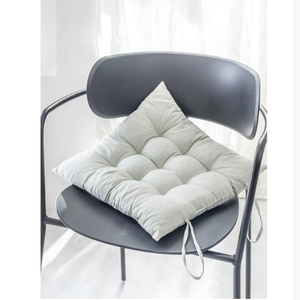 وسادة مقعد زخرفية قابلة للتخصيص، مصنوعة من ألياف البوليستر 100%، طقم من وسادتين مربعتين مبطنتين للمقاعد - Product Image 5