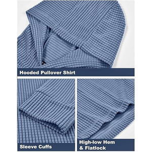 ODM 320 Gsm Sudaderas con capucha de peso pesado de alta calidad Logotipo personalizado Puff Impresión Sudadera con capucha Venta al por mayor Tallas grandes Sudadera con capucha para hombres - Product Image 3