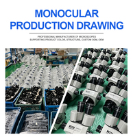 SANQTID 48MP Microscope Camera 4K Video Output 1080P 60FPS Manual Focus for PC/PCB/IC Industry Inspection Repair IP55 Rated