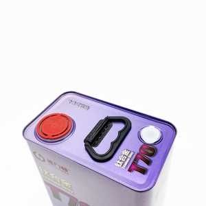 Lata de Hojalata Cuadrada y Rectangular de 4L para Aceite de Motor, con Impresión a Todo Color Personalizada y Tapa de Plástico - Product Image 6