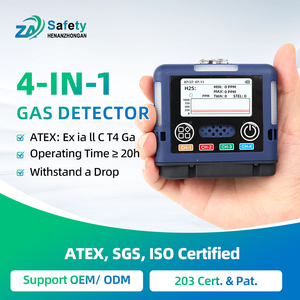 <span class=keywords><strong>Detector</strong></span> de Gás Portátil Multi 4 para Espaços Confinados, Inflamável, Tóxico, Argônio Ar Combustível - Product Image 1
