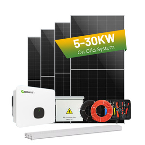 Jingsun Complete on Grid Solar Energy System 5kw 8kw 10kw 12kw 20kw 30kw Home Use Customizable Solar Power System