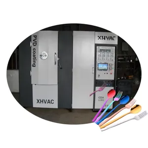 Preço da máquina de revestimento PVD para metal XHVAC Rainbow Hardware cromado