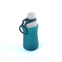 Bouteille d'eau de sport en plastique avec poignée 350ml