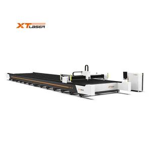 Big cutting area for Fiber Machine Laser Cutting Machines For Steel Metal 12000 watt 3200x13300mm