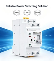 Commutateur de transfert automatique monophasé 2P 63A 50A 40A 690V pour applications industrielles avec capacité de coupure 5kA/8kA