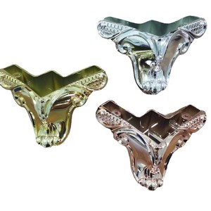 Patas de Sofá Xinjunye 12x12x9.5cm en Oro Rosa, Dorado y Plateado, Soporte de Plástico para Muebles de Estilo Americano, Europeo y Francés - Product Image 5