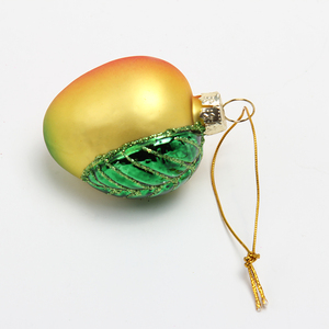 Fabbrica soffiato a mano frutta artificiale Mango vetro soffiato ornamenti di frutta in vetro colorato statuette di frutta eco-friendly - Product Image 2