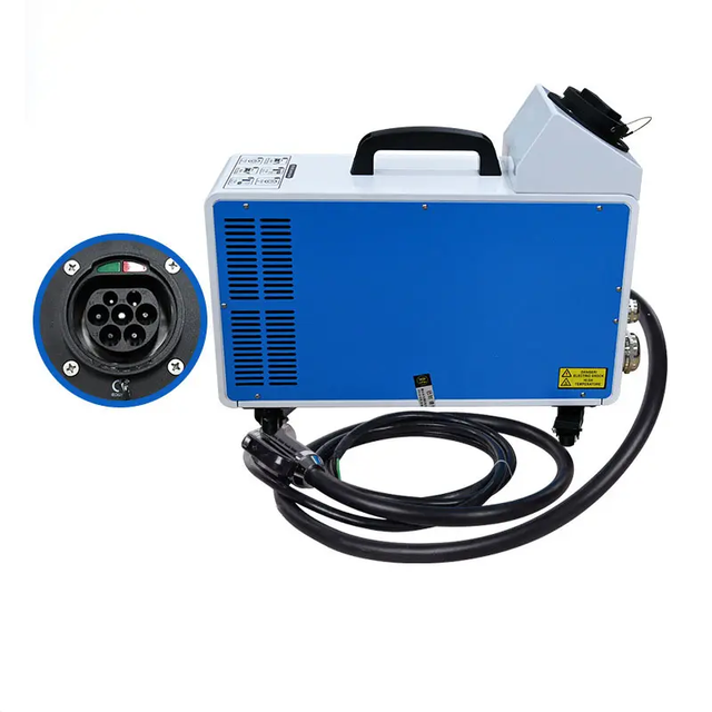 Single-Phase 7Kw to 15Kw Portable DC EV Charger Station 32A Fast Charging for Mobile Electric Cars New Condition for House Use