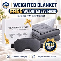 Couverture sensorielle lavable en machine 100% coton pour enfants autistes avec rembourrage hypoallergénique et coutures sans couture pour la sécurité