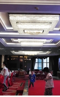 Lustre en cristal, luminaire de plafond, moderne, hall, hôtel, villa, salon, personnalisé, LED, luxe, décoratif, banquet, 90, pendentif gratuit, 100