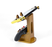 Support de charge vertical double pour manettes de jeu Samdi Classic en bois - Bois de noyer de haute qualité
