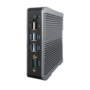 เซ็นเค 2 แลนพอร์ต RJ45 DDR4 4G SSD 128G N5100 Windows 10/11 พีซีขนาดเล็กแบบพกพา X86 อุตสาหกรรมไร้พัดลม 12V รุ่น SK-ZC100A - Product Image 2