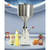 Machine de remplissage manuelle FXE A-03 5ml pour pâtes et liquides (miel, dentifrice, jus, gel, shampoing, liquide pour le lavage des mains)