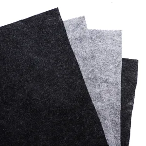 Polyester viscose impregnated non-woven felt paper interlining