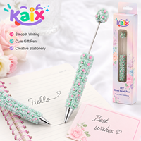 Stylos Gel KAIX en Forme de Fleur de Rose en Argile avec Strass, Premium, Vente en Gros, Encre Gel 0,5 mm, Stylos Perlables, Direct Usine