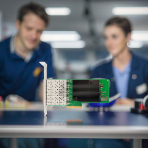 Intel I350-F4V30 4x10GB SFP + <span class=keywords><strong>adapter</strong></span> bên ngoài <span class=keywords><strong>USB</strong></span> máy chủ không dây ứng dụng một phần số thiết bị sợi quang DC 12V Điện LC - Product Image 2