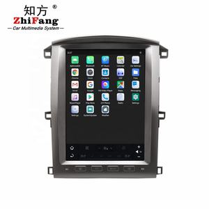 เครื่องเล่นมัลติมีเดียในรถยนต์ระบบแอนดรอยด์ 13 แบบ Zhifang Tesla พร้อมระบบนำทาง GPS สำหรับรถยนต์โตโยต้าแลนด์ครุยเซอร์ ปี 2003-2007 รุ่น LC100 - Product Image 4