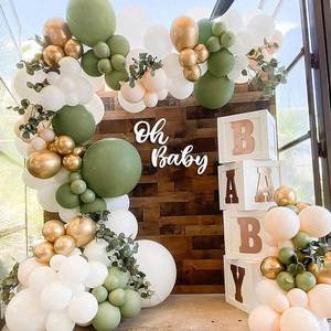 Latex Glossy Birthday Party Balloon Arch Set Pink Blue Gold Colors Wedding Baby Shower Easter Christmas Festival Decoration - Product Image 1