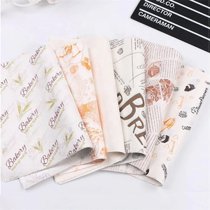 <span class=keywords><strong>Papier</strong></span> d'emballage pour épicerie fine <span class=keywords><strong>Papier</strong></span> d'emballage de qualité alimentaire personnalisé anti-graisse <span class=keywords><strong>Papier</strong></span> ciré sec plié à une <span class=keywords><strong>main</strong></span> - Product Image 4