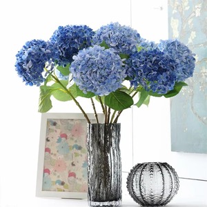 Flores Artificiales en Oferta, Hortensias de Cabeza Grande en Color Blanco, Rosa y Azul, Flor de Hortensia de Seda para Decoración de Bodas y Hogar - Product Image 4