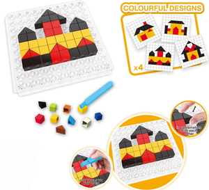 Hot Bán Giáo Dục Xây Dựng Khối Câu Đố Tự Làm Đại Dương Loạt 1 Cơ Sở Tấm + 59 Pcs - Product Image 4