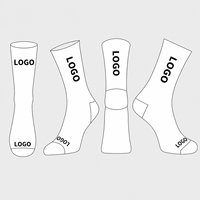 Chaussettes blanches en coton doux, respirantes, décontractées, avec logo personnalisé, pour l'entraînement quotidien