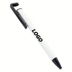 Customizable Sublimation Metal Aluminum Rod Pen with Phone Stand - <b>Creative</b> & Unique Ballpoint Pens for Promotional <b>Gifts</b> - Product Image 1