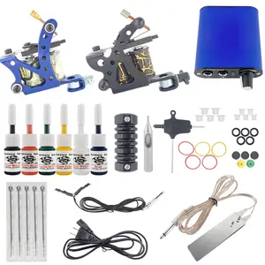 2021new Đến Tattoo Kits Máy Gun Cho Tattoo Artist Tattoo Kit Chuyên Nghiệp