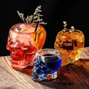 Vasos <span class=keywords><strong>de</strong></span> whisky clásicos <span class=keywords><strong>con</strong></span> <span class=keywords><strong>forma</strong></span> <span class=keywords><strong>de</strong></span> <span class=keywords><strong>Calavera</strong></span>, vasos para cerveza, <span class=keywords><strong>Vodka</strong></span>, venta al por mayor - Product Image 2