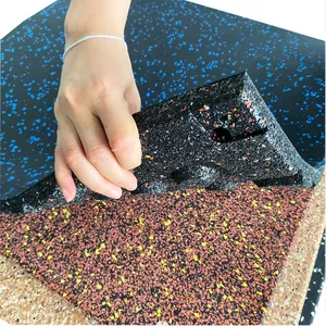 Easy To Install Indoor Rubber Floor Mat 100*100cm Size Black White