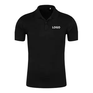 Camisa polo de algodão personalizada, fábrica, masculina, umidade, roupas drenantes, camisa com logotipo