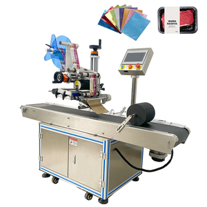 New Design Automatic Tabletop Small Flat Container Top Surface Sticker <b>Labeling</b> <b>Machine</b> for Caps/Lids - Product Image 6