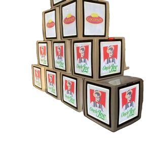 Factory Hot sale Fiberglass Motorcycle Delivery Food Box Tail Box with Advertising LED Board