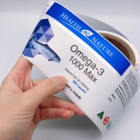 Fabricant d'étiquettes pour compléments alimentaires en grande série, étiquettes d'emballage pour machine d'étiquetage haute vitesse