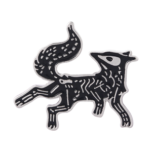 Dmq — épingles en émail, squelette, style Punk, série foncée, coréen, avec Badges, broches de dessin animé amusant, bijoux personnalisés, vente en gros - Product Image 4
