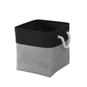Pliable Enfants Bébé Tissu Panier De Rangement Carré <span class=keywords><strong>Toile</strong></span> Jeans Collection Boîte Accueil Organisation Bin - Product Image 5