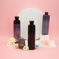 Flacon pulvérisateur de luxe personnalisé en plastique PET 200 ml pour cosmétiques et soins de la peau avec bouchon à vis, vide, pour toner et parfum
